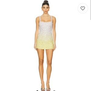 LA FUORI Giulia Mini Dress in Blossom